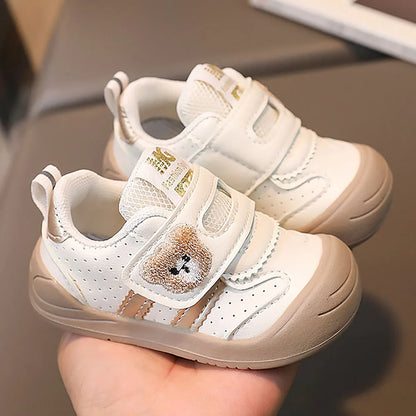 Scarpe Primi Passi Bambino Traspiranti con Doppio Strappo e Suola Morbida Antiscivolo