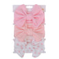 Set 3 Fasce Elastiche con Fiocco per Neonata e Bambina