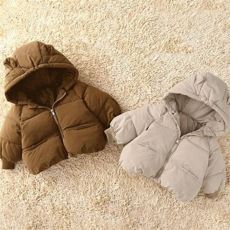 Giacca Invernale Imbottita Bambini con Cappuccio – Piumino Caldo e Unisex