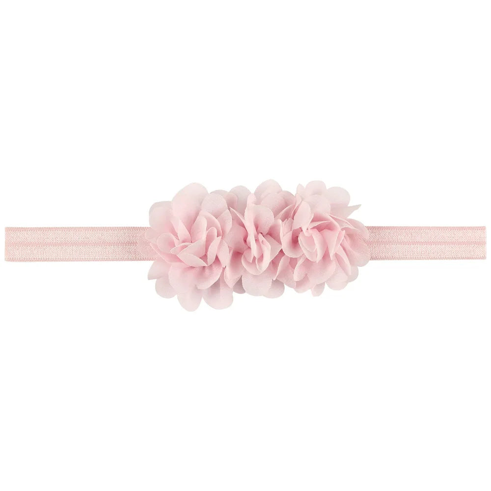 Fascia per Capelli con Fiore in Chiffon per Neonata e Bambina - Taglia unica (6 mesi - 3 anni)