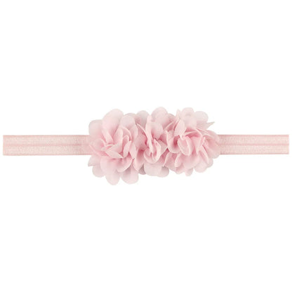 Fascia per Capelli con Fiore in Chiffon per Neonata e Bambina - Taglia unica (6 mesi - 3 anni)
