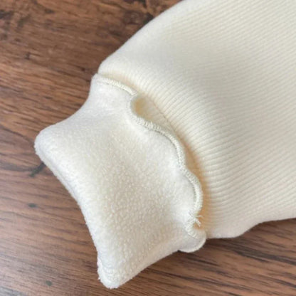 Maglia Felpata Bambina con Ricamo Floreale e Maniche a Sbuffo | 1-6 Anni