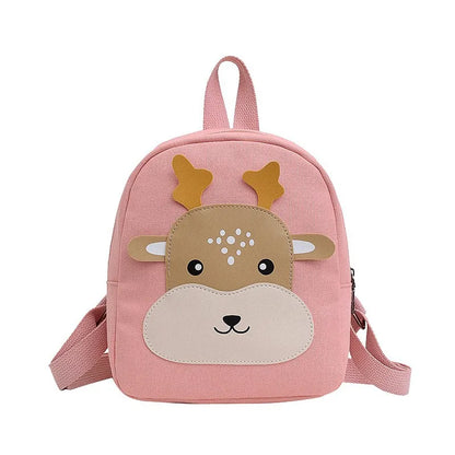 Zainetto Bambino con Animaletto – Mini Zaino in Tela per Asilo e Piccole Uscite
