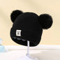Cappello Invernale Lavorato a Maglia con Doppi Pompon per Neonati e Bambini | Caldo, Morbido e Unisex (6-24 Mesi)