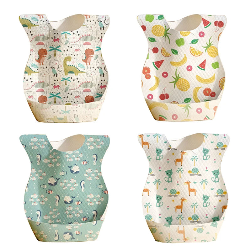 Bavaglini Impermeabili Usa e Getta a Casacca – Set 10 pz