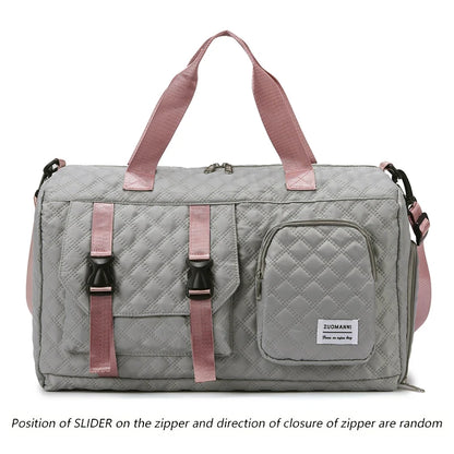 Borsone da Viaggio in Nylon Impermeabile con Scomparti Separati - Borsa Mamma Organizer Multifunzione