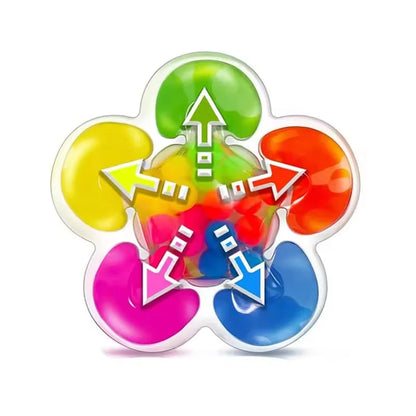 Gioco Sensoriale Squishy con Palline Colorate – Giocattolo Morbido per Motricità Fine e Abbinamento Colori
