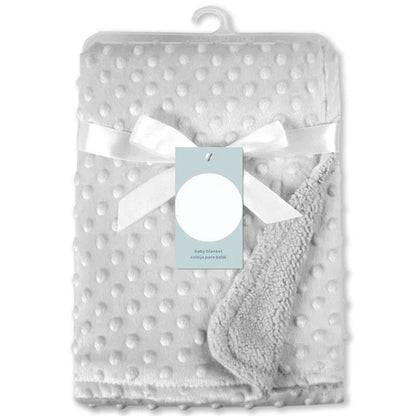 Copertina Neonato in Morbido Pile 70×95 cm con Texture a Rilievo