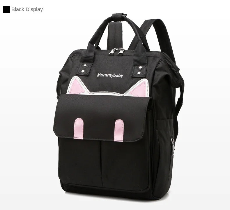 Zaino Mamma Porta Pannolini con Tasche Termiche per Biberon - Borsa con Scomparti Organizer