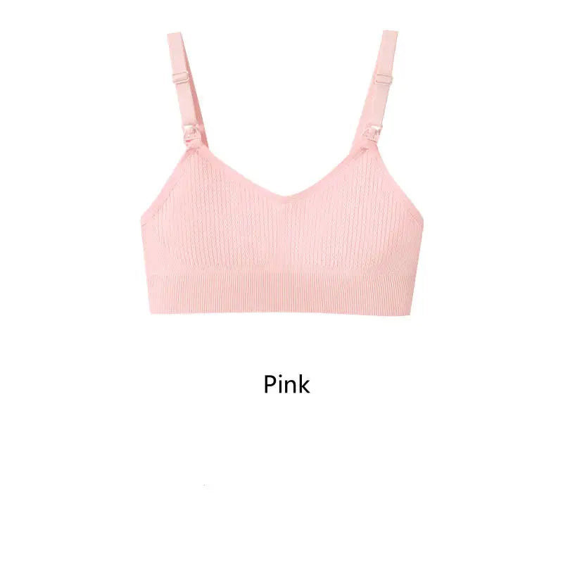 Top Allattamento Senza Ferretto con Coppe Apribili – Reggiseno Seamless Elasticizzato
