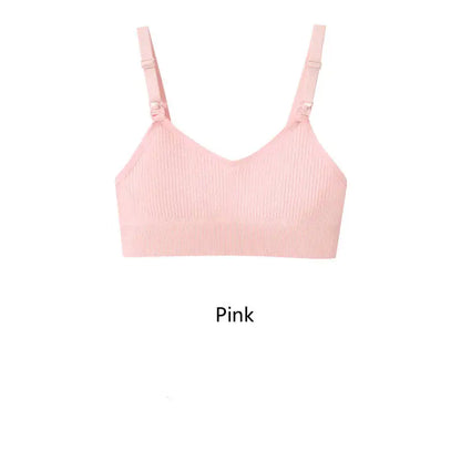 Top Allattamento Senza Ferretto con Coppe Apribili – Reggiseno Seamless Elasticizzato