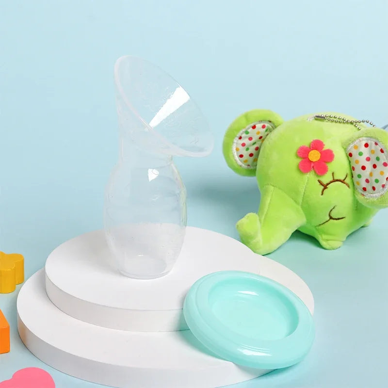 Tiralatte Manuale in Silicone BPA Free con Raccoglitore Salvagoccia