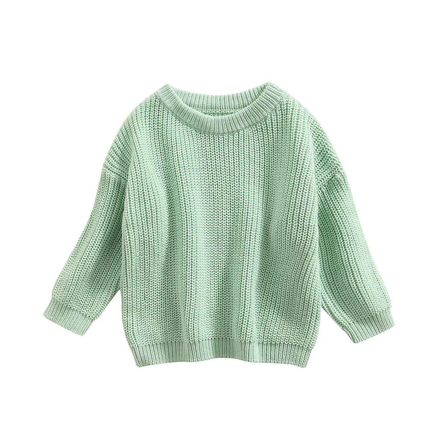 Maglione in Maglia per Bambini e Neonati in Cotone – Pullover a Maniche Lunghe Unisex per Autunno e Inverno