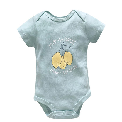 Body Neonato a Manica Corta 100% Cotone – Fantasie Assortite