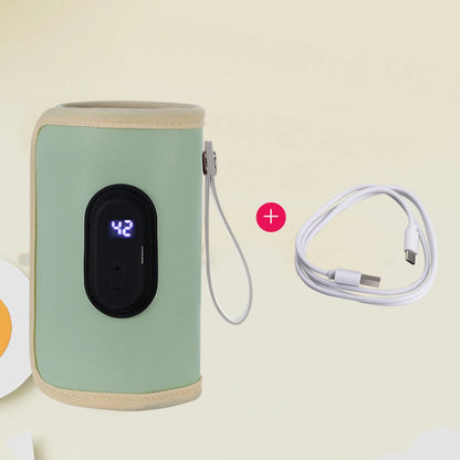 Scaldabiberon Portatile USB – Fascia Riscaldante con Controllo della Temperatura per Biberon