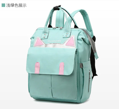 Zaino Mamma Porta Pannolini con Tasche Termiche per Biberon - Borsa con Scomparti Organizer