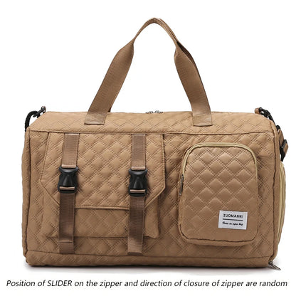 Borsone da Viaggio in Nylon Impermeabile con Scomparti Separati - Borsa Mamma Organizer Multifunzione