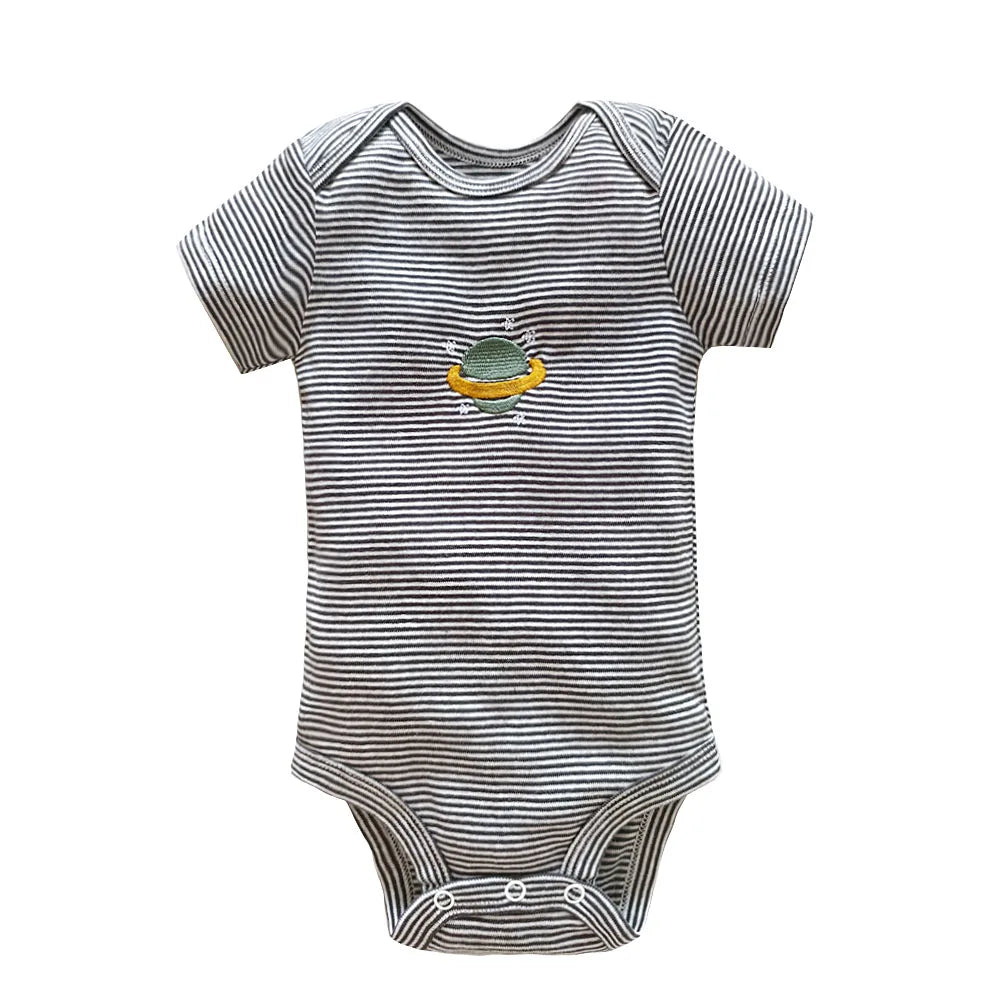 Body Neonato a Manica Corta 100% Cotone – Fantasie Assortite