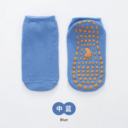 Calzini Antiscivolo per Bambini in Cotone Traspirante | Ideali per Casa, Asilo e Outdoor