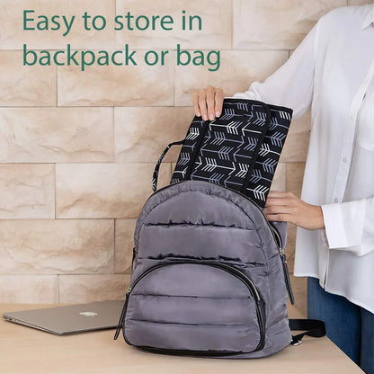 Fasciatoio Portatile Pieghevole con Tasche Porta Pannolini - Tappetino per Cambio Pannolino