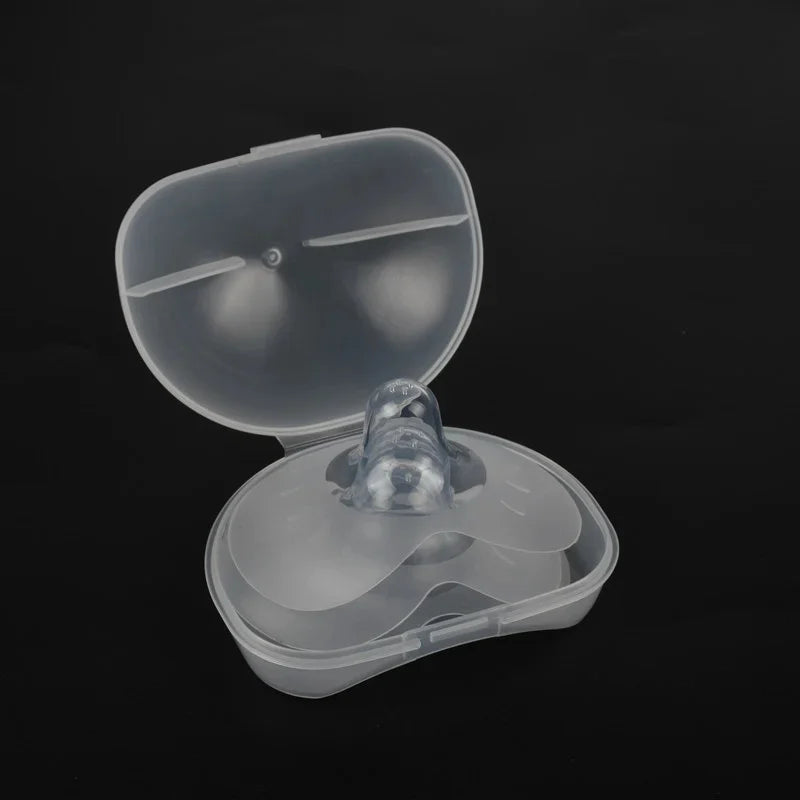 Paracapezzoli in Silicone per Allattamento – Set 2 Pezzi con Custodia