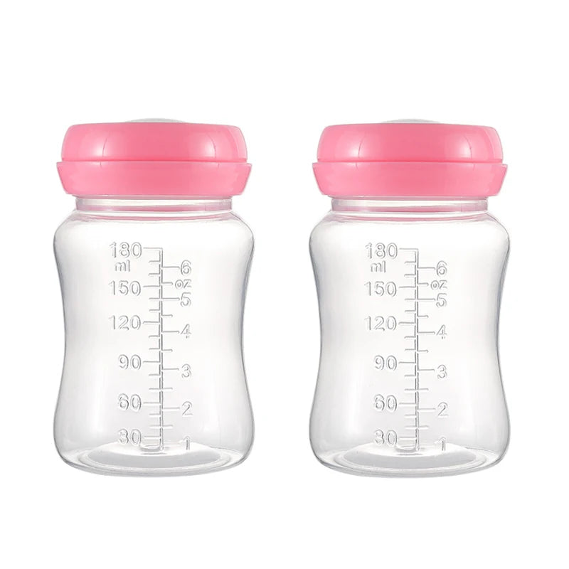Contenitore Graduato per Conservazione Latte Materno 180 ml – Singolo o Set 2 Pezzi