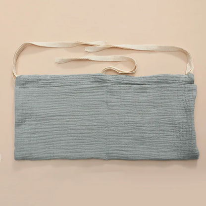 Organizer da Culla in Cotone – Porta Pannolini e Accessori Neonato con Doppia Tasca