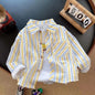 Camicia Bambino a Maniche Lunghe – Modelli a Quadri, Righe e Tinta Unita