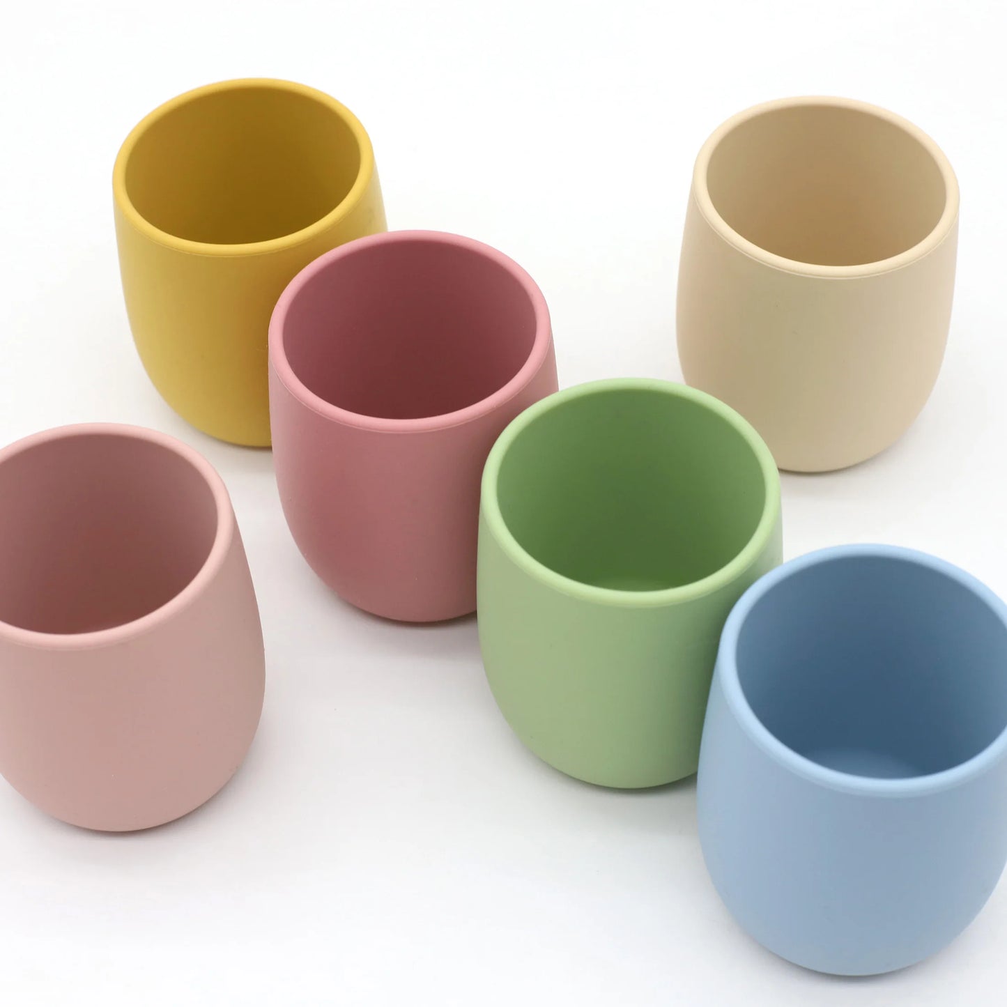 Mini Bicchiere Apprendimento in Silicone 70 ml – Tazza Aperta Senza Manici per Bambini