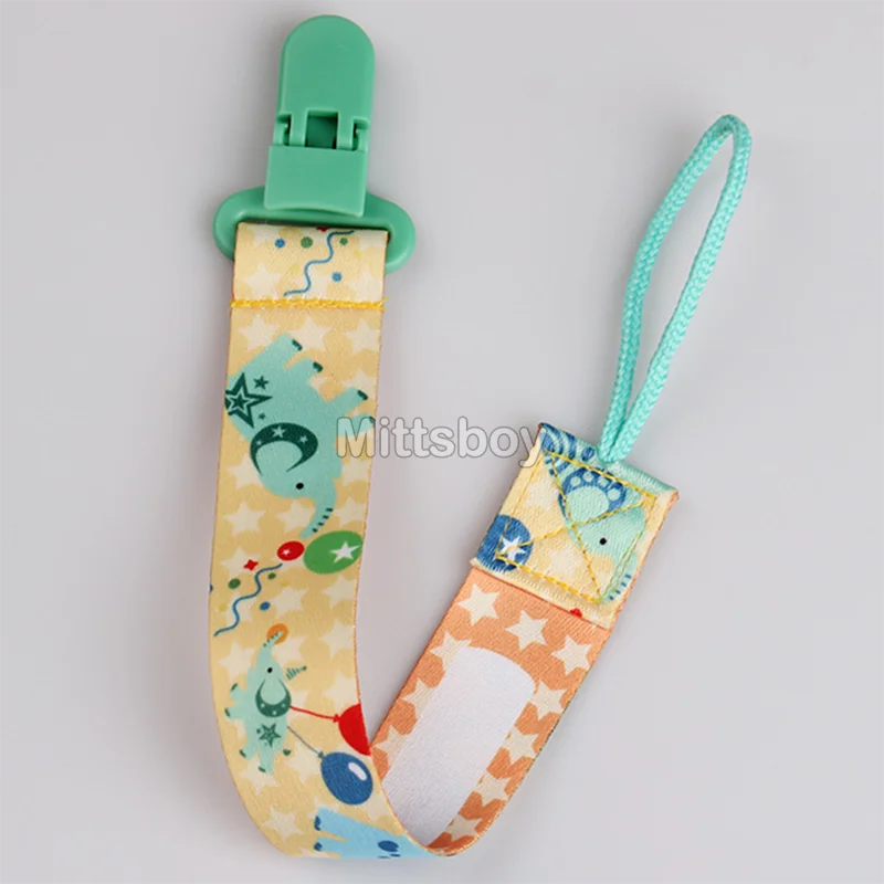 Catenella Portaciuccio in Tessuto con Clip – Fantasie Colorate