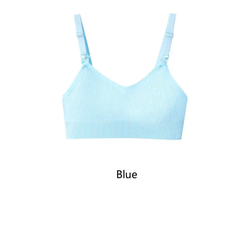 Top Allattamento Senza Ferretto con Coppe Apribili – Reggiseno Seamless Elasticizzato
