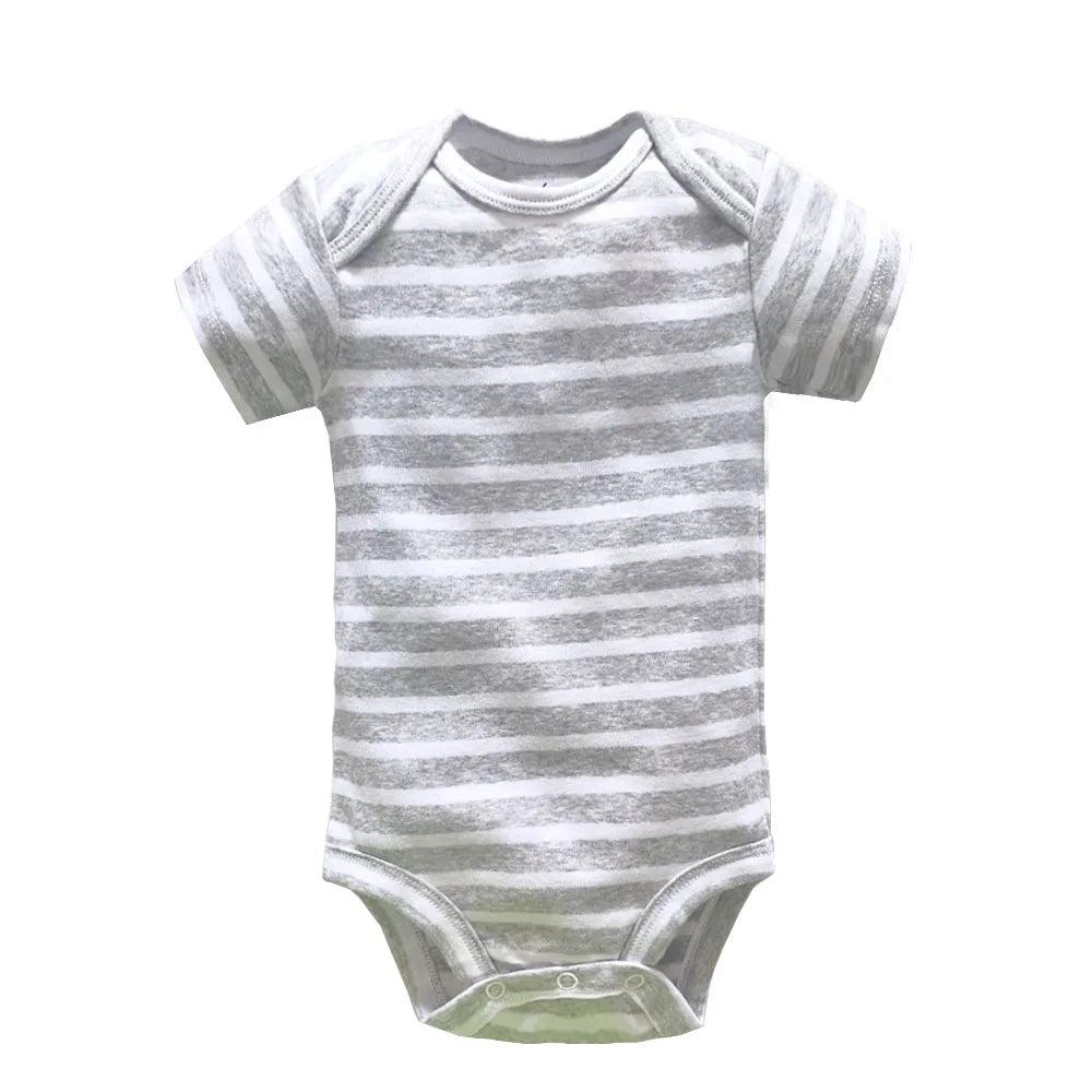 Body Neonato a Manica Corta 100% Cotone – Fantasie Assortite