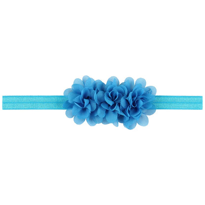 Fascia per Capelli con Fiore in Chiffon per Neonata e Bambina - Taglia unica (6 mesi - 3 anni)