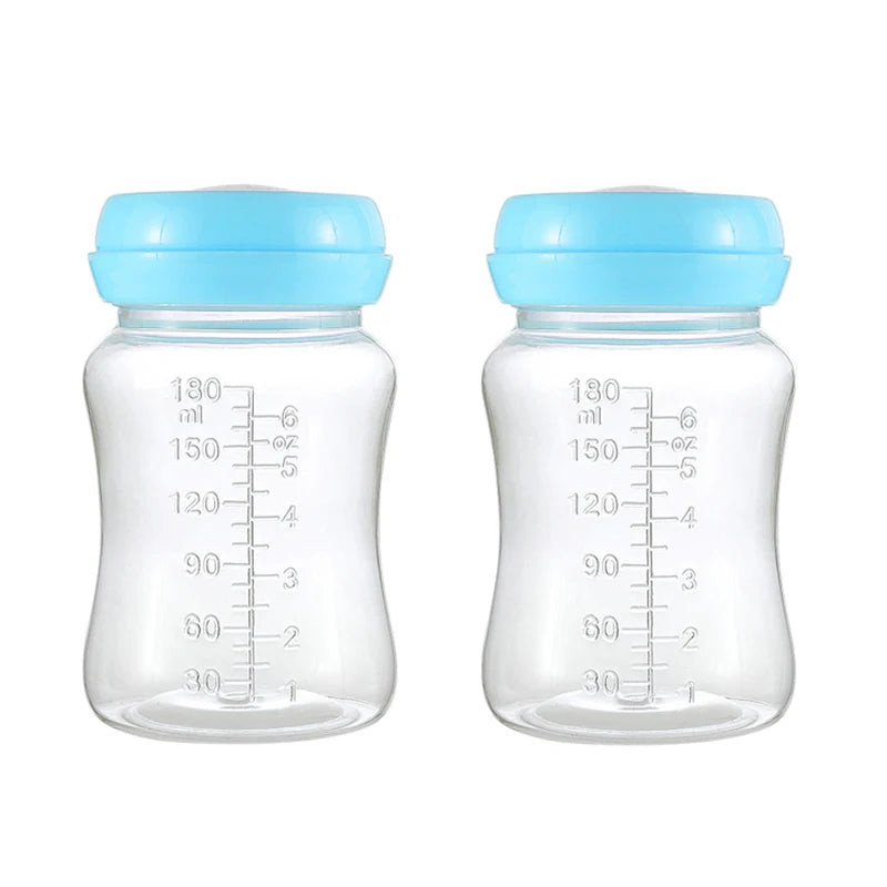 Contenitore Graduato per Conservazione Latte Materno 180 ml – Singolo o Set 2 Pezzi