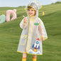 Impermeabile Bambini in EVA Trasparente – Giacca Antipioggia con Cappuccio e Tasche