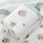 Copertina Neonato in Garza di Cotone 6 Strati 110×110 cm – Leggera, Traspirante e Morbida