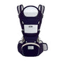 Marsupio Ergonomico Multifunzione con Hip Seat – Porta Bebè Regolabile e Traspirante 3–36 Mesi