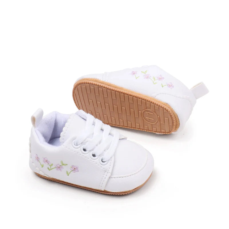 Scarpine Neonato Primi Passi Antiscivolo – Sneakers Morbide 0-18 Mesi