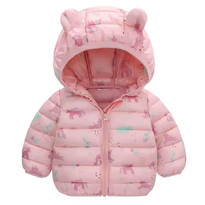 Giacca Invernale Imbottita Bambini con Cappuccio – Piumino Caldo e Unisex