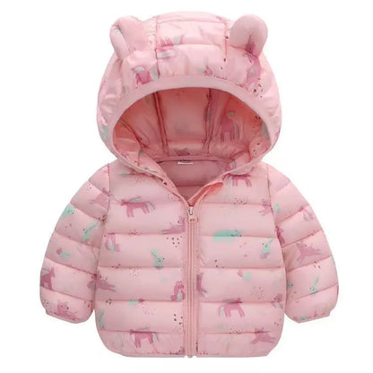 Giacca Invernale Imbottita Bambini con Cappuccio – Piumino Caldo e Unisex