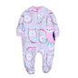 Tutina Calda in Pile con Cerniera e Stampe Animali per Bambini