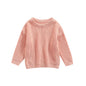 Maglione in Maglia per Bambini e Neonati in Cotone – Pullover a Maniche Lunghe Unisex per Autunno e Inverno