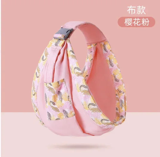 Fascia Porta Bebè 2 in 1 – Marsupio Sling a Tracolla e Copri Allattamento