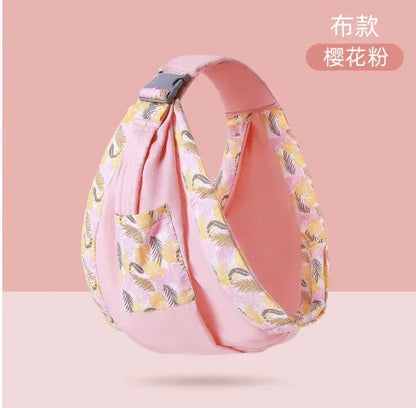 Fascia Porta Bebè 2 in 1 – Marsupio Sling a Tracolla e Copri Allattamento