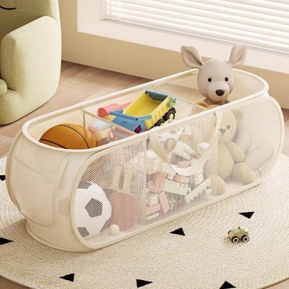 Cesto Organizer Porta Giochi e Peluche in Rete per Cameretta