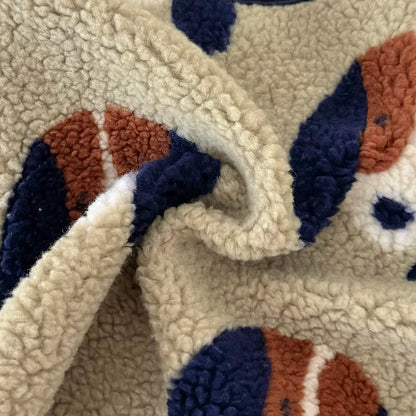 Giacca Bambino in Pile Sherpa – Cardigan Foderato con Bottoni a Pressione