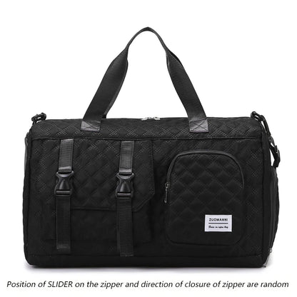 Borsone da Viaggio in Nylon Impermeabile con Scomparti Separati - Borsa Mamma Organizer Multifunzione