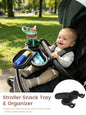 Vassoio Organizer Universale 3 in 1 per Passeggino con Portabicchiere