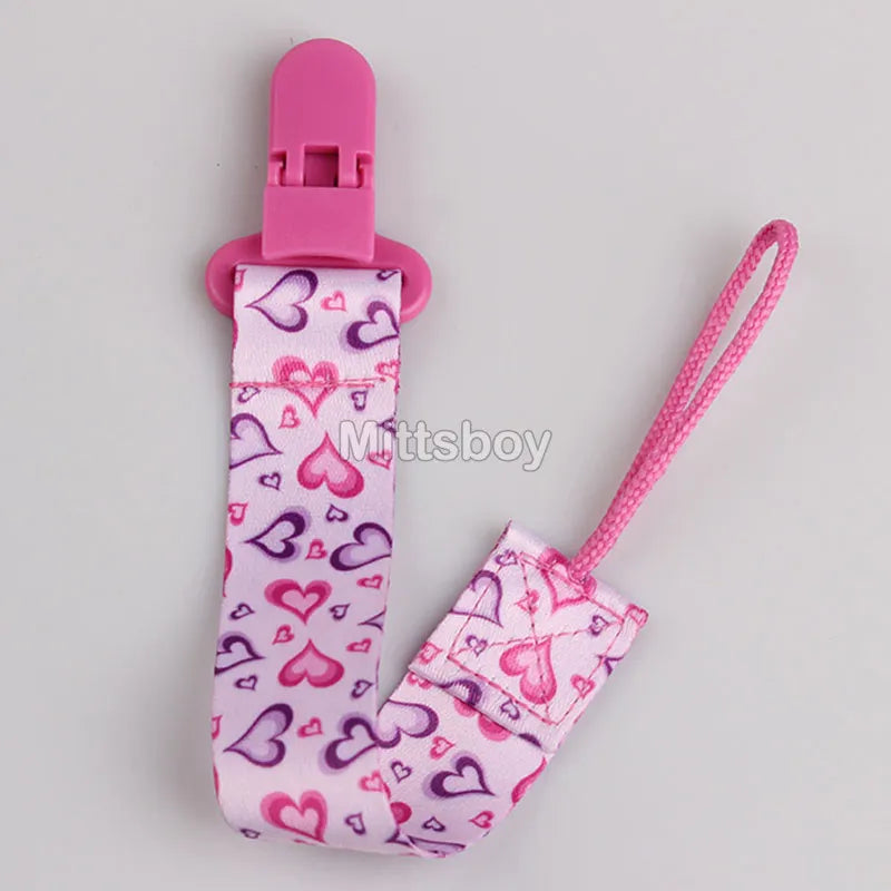 Catenella Portaciuccio in Tessuto con Clip – Fantasie Colorate