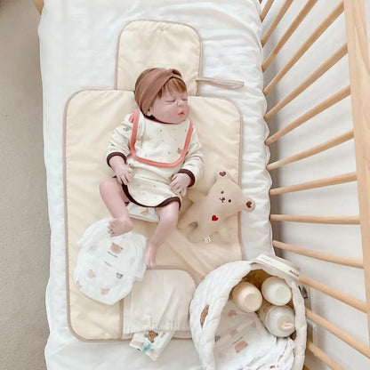 Fasciatoio Portatile Pieghevole e Impermeabile – Tappetino Cambio Neonato da Viaggio